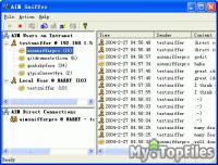 Look at screenshot of AIM Sniffer