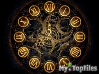 Look at screenshot of Mechanical Clock 3D Screensaver