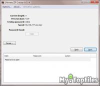Look at screenshot of Ultimate ZIP Cracker