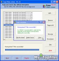 Look at screenshot of Easy Video Joiner