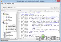 Look at screenshot of VB Decompiler