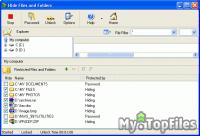 Look at screenshot of Hide Files & Folders