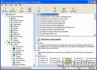 Look at screenshot of PC Security Tweaker