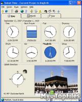 Look at screenshot of Salaat Time